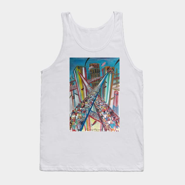 New York X Tank Top by diegomanuel